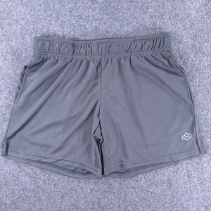 Rudis Mens Training Wrestling Shorts Gray Mesh Elastic Waist Drawstring Size M